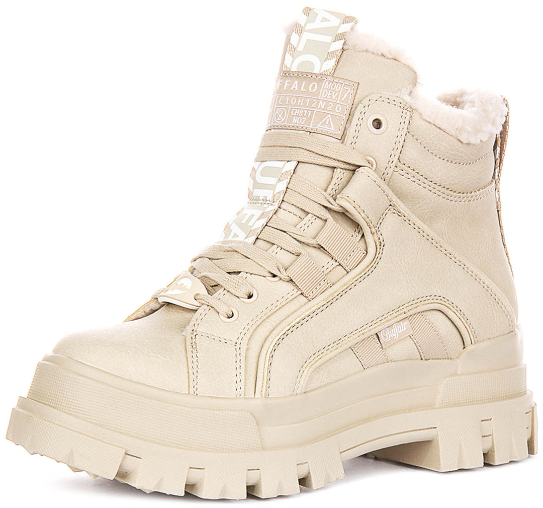 Buffalo Aspha NC Mid Warm In Beige For Women