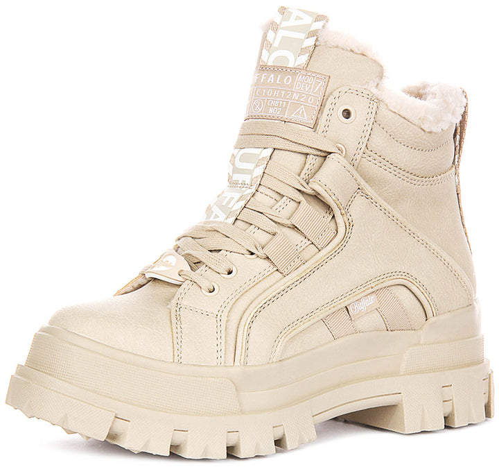 Buffalo Aspha NC Mid Warm In Beige For Women