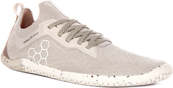 Vivobarefoot Primus Lite Knit In Beige For Women
