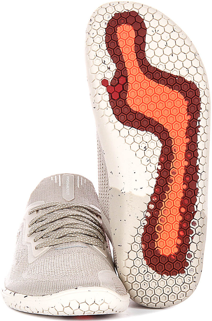 Vivobarefoot Primus Lite Knit In Beige For Women
