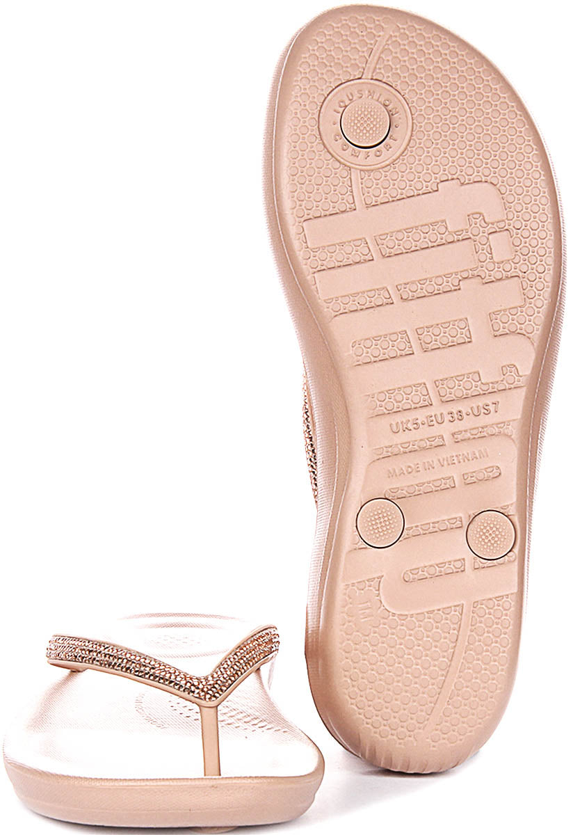 Fitflop Iqushion Sparkl In Beige For Women