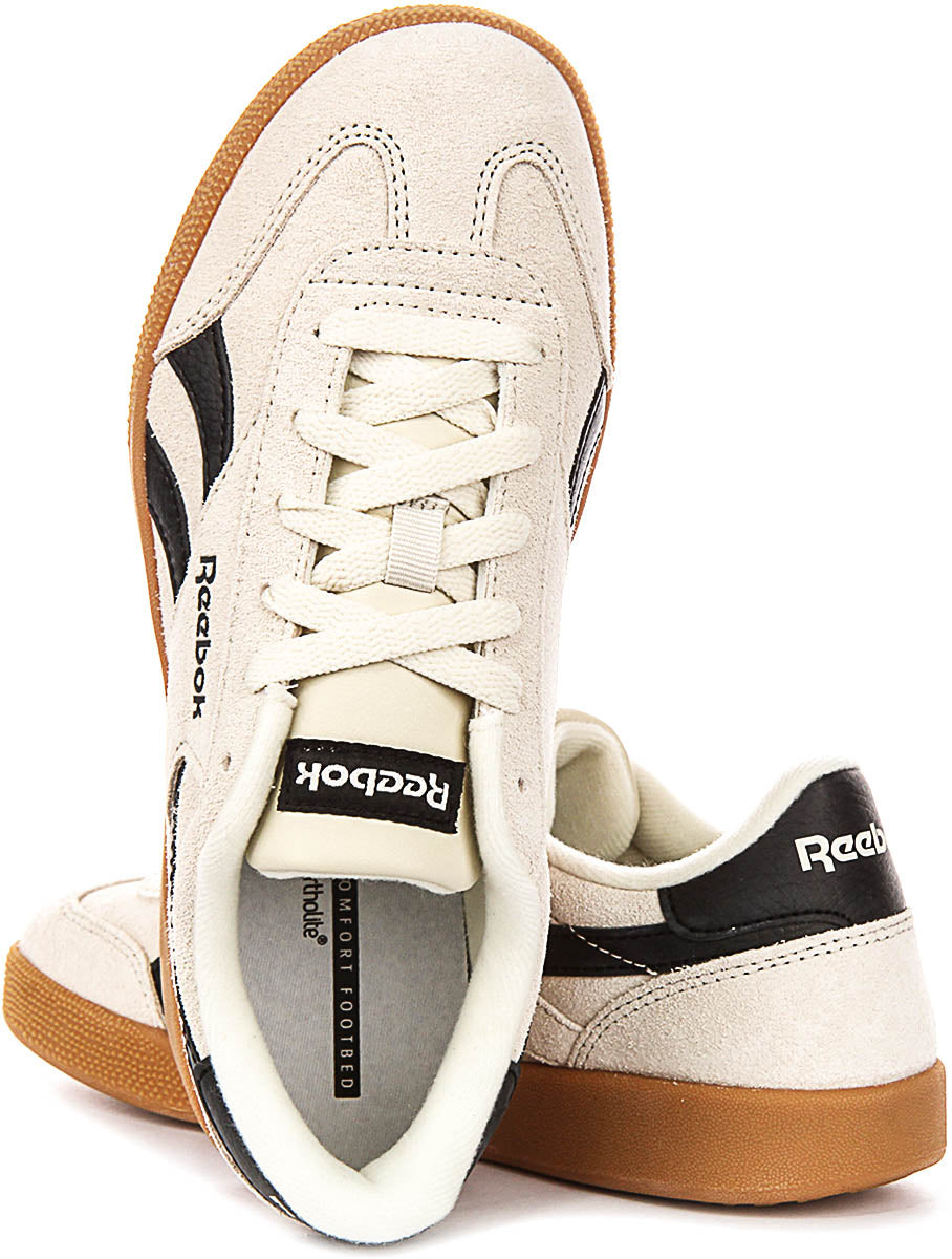 Reebok Smash Edge In Beige Black