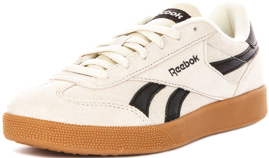 Reebok Smash Edge In Beige Black
