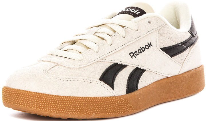 Reebok Smash Edge In Beige Black