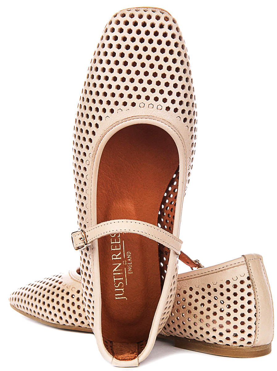 Justinreess England Heidi In Beige For Women