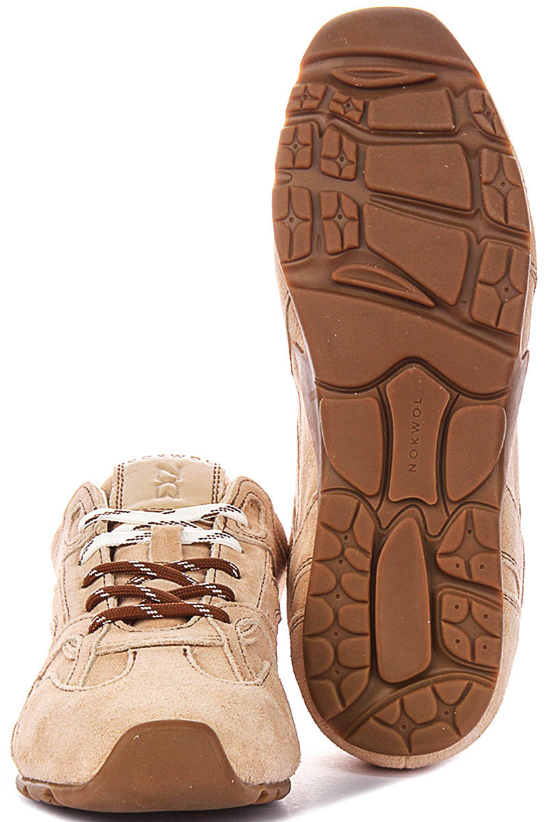 Nokwol Atlas In Beige For Women