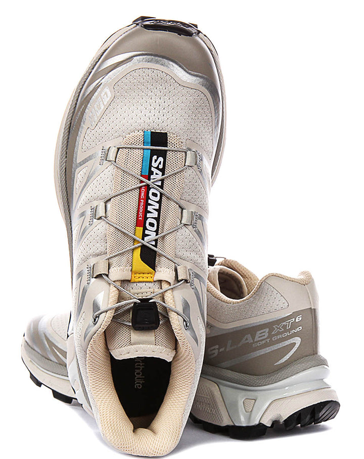 Salomon XT-6 In Beige For Womens