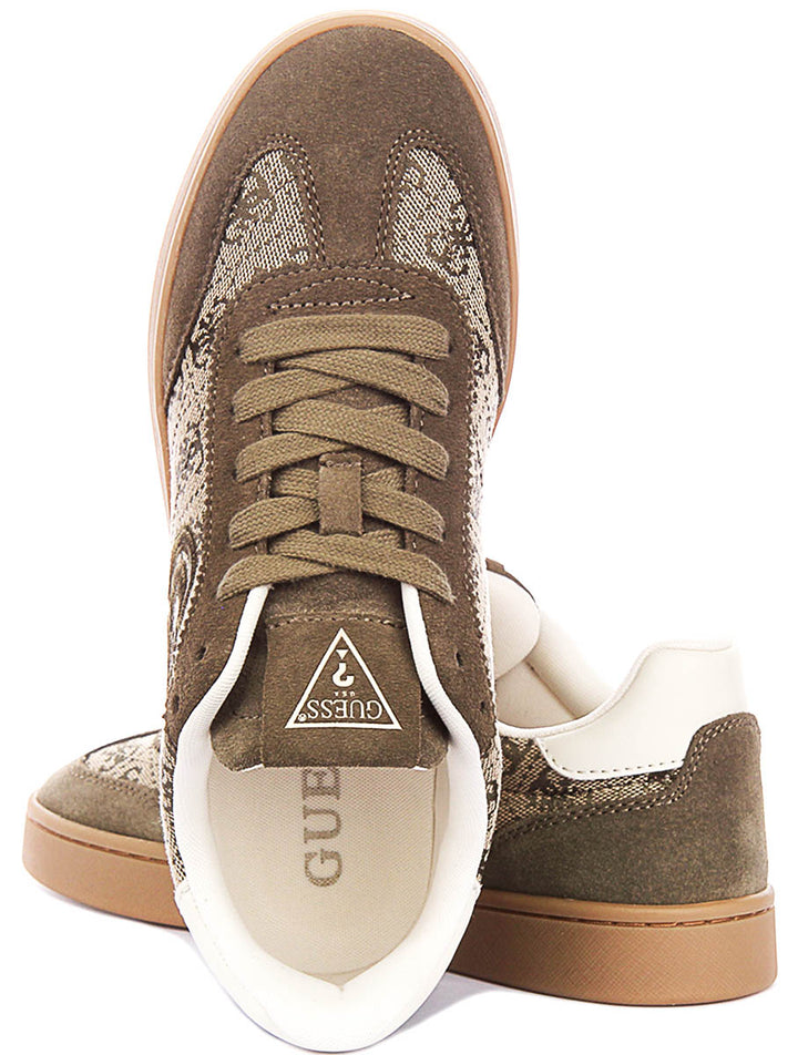 Guess Jacek In Beige For Women Sneaker