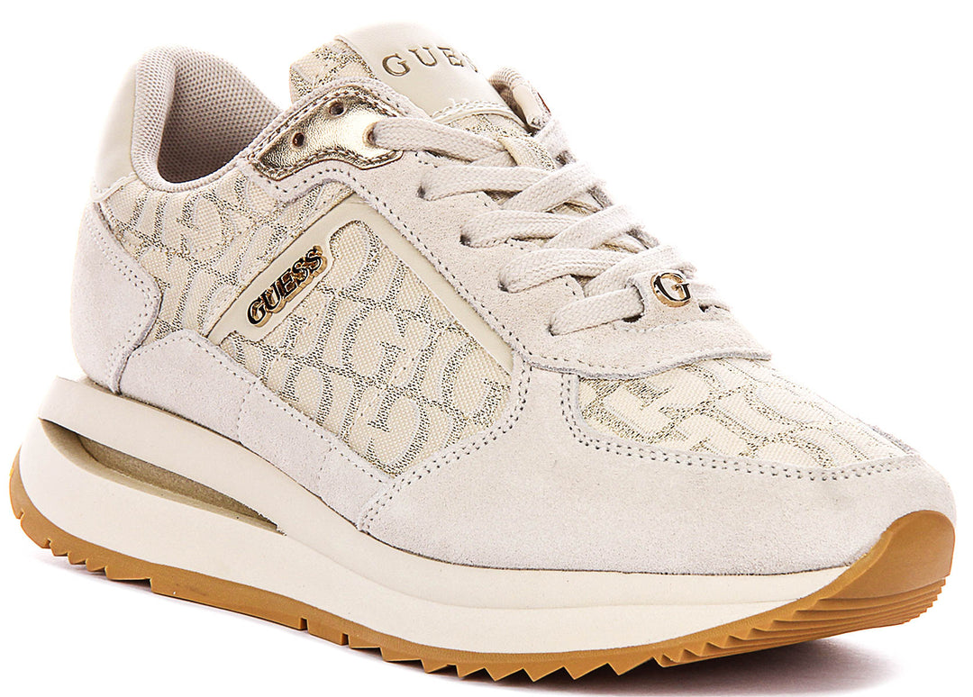 Guess Energy5 In Beige For Women Sneaker