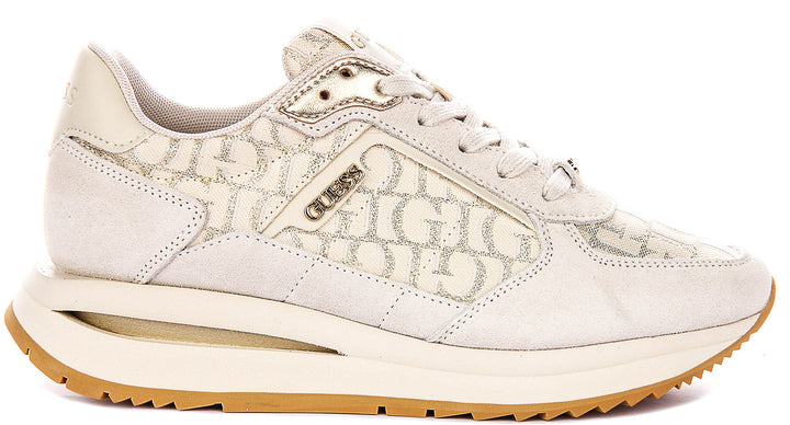 Guess Energy5 In Beige For Women Sneaker