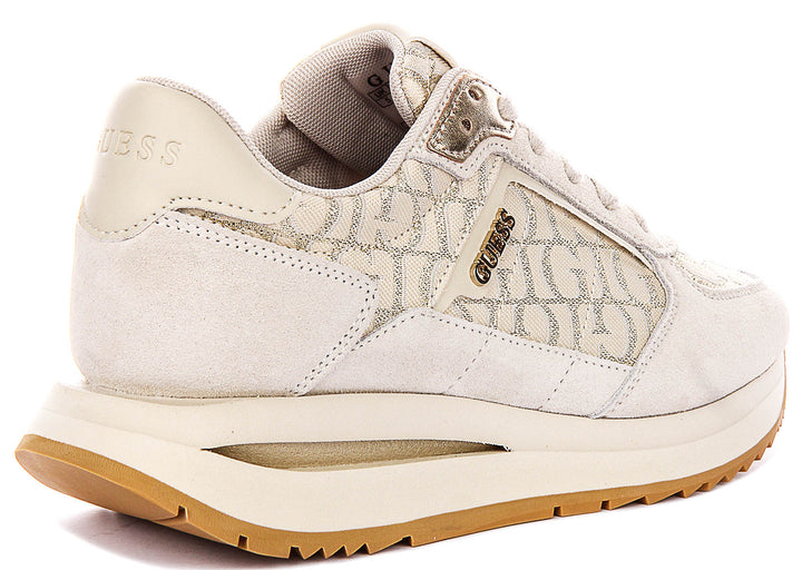 Guess Energy5 In Beige For Women Sneaker