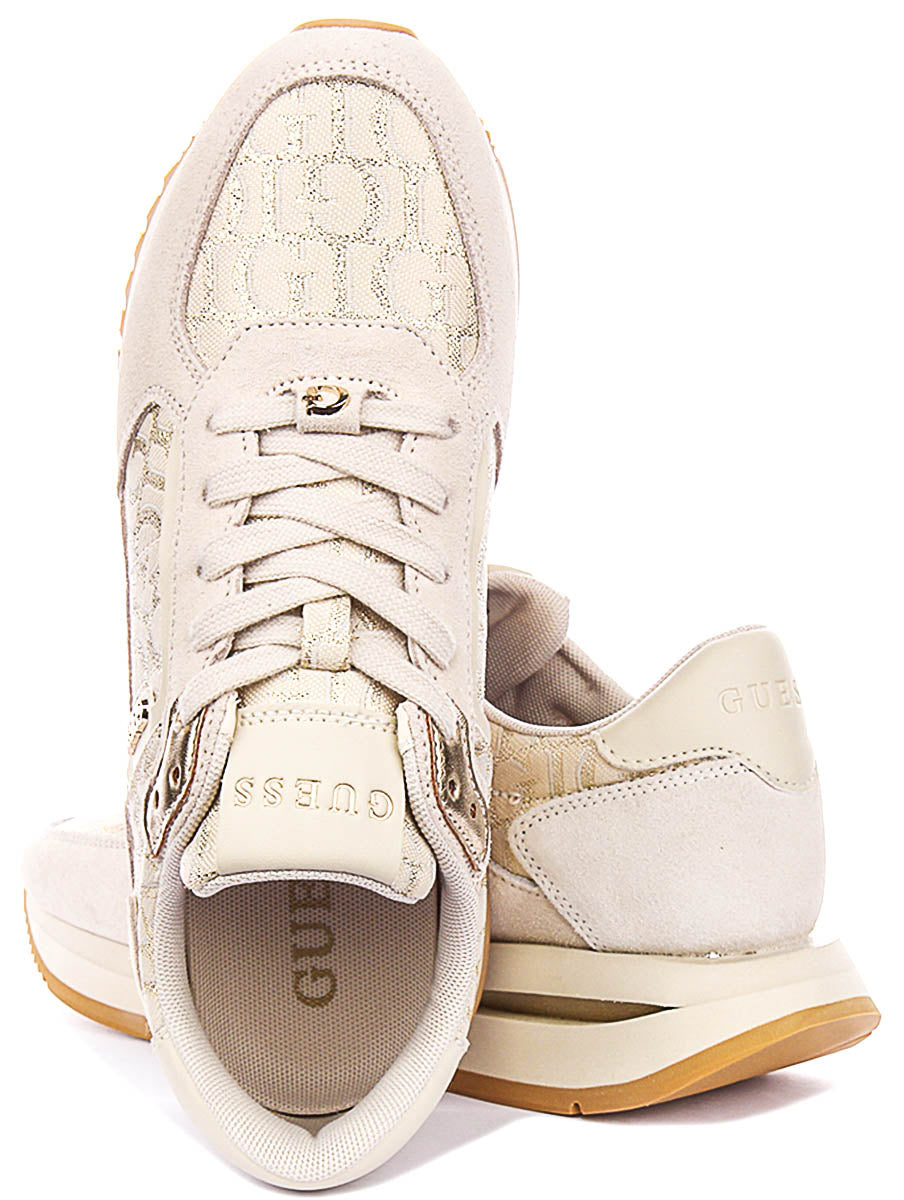Guess Energy5 In Beige For Women Sneaker