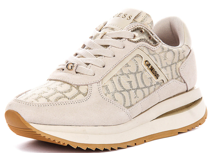Guess Energy5 In Beige For Women Sneaker