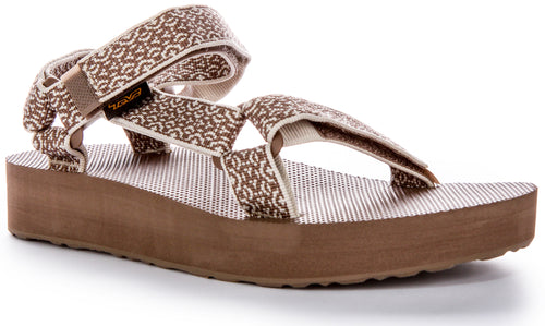 Teva Midform Universal In Beige Brown For Women