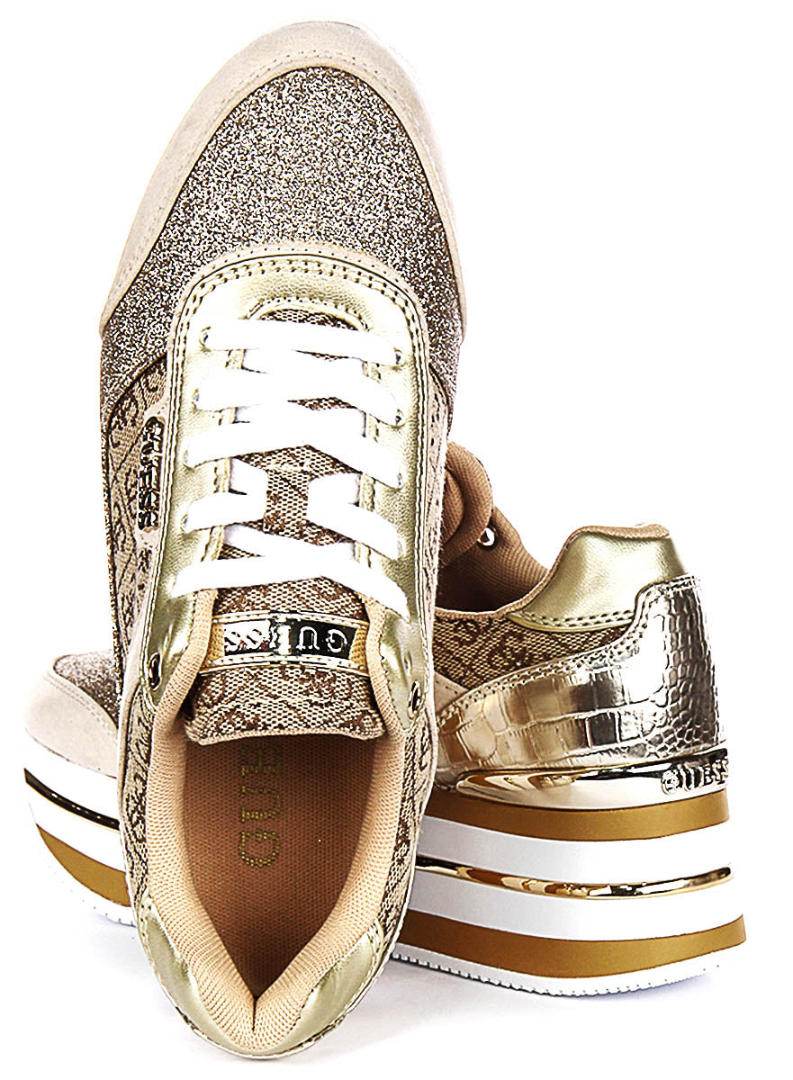 Guess FL5HNSFAL12 In Beige Brown for Women