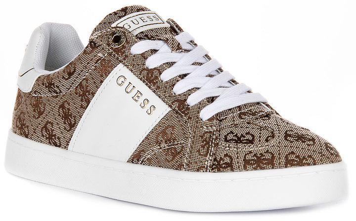 Guess Jrone 4G Logo In Beige Brown for Women