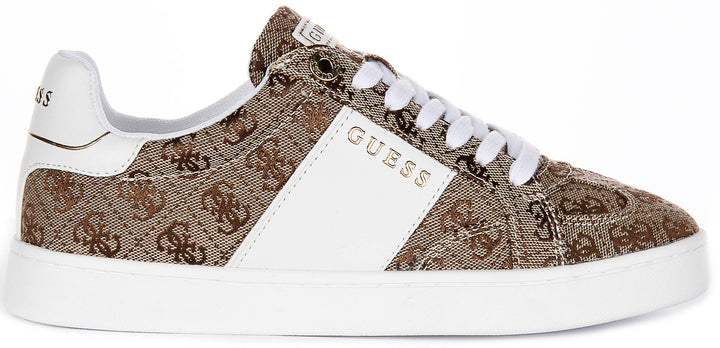 Guess Jrone 4G Logo In Beige Brown for Women