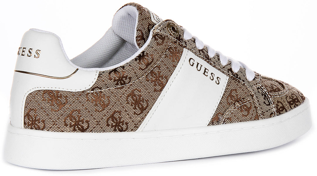 Guess Jrone 4G Logo In Beige Brown for Women