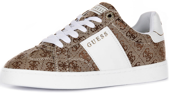Guess Jrone 4G Logo In Beige Brown for Women