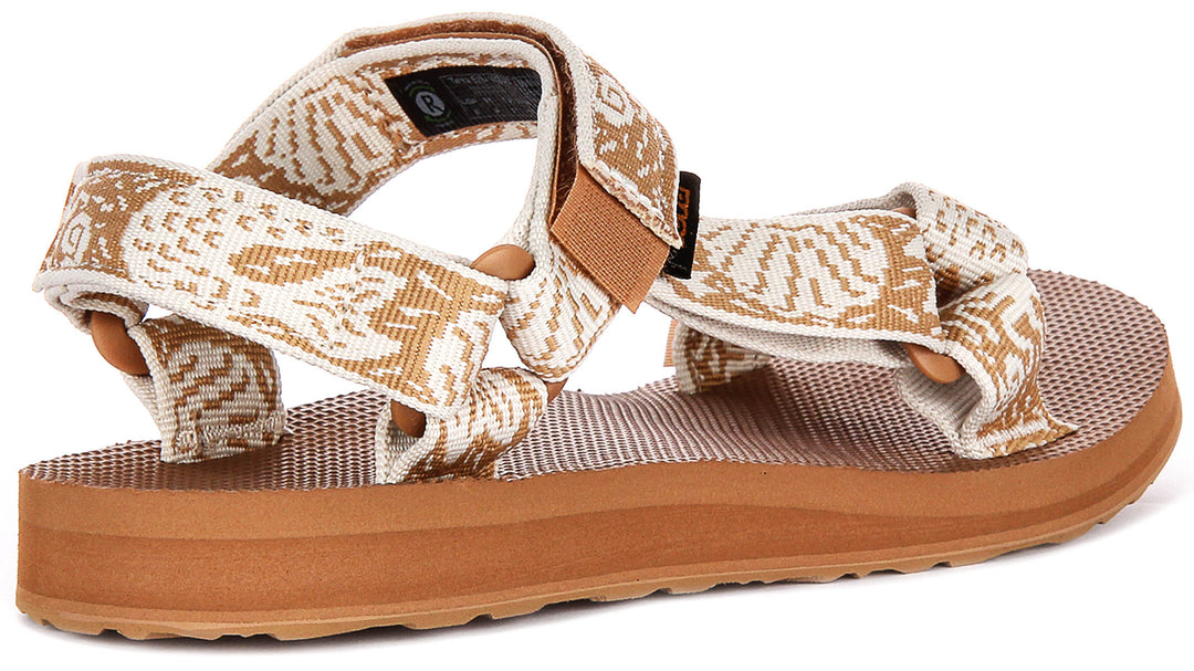 Teva Original Universal In Beige Brown For Women