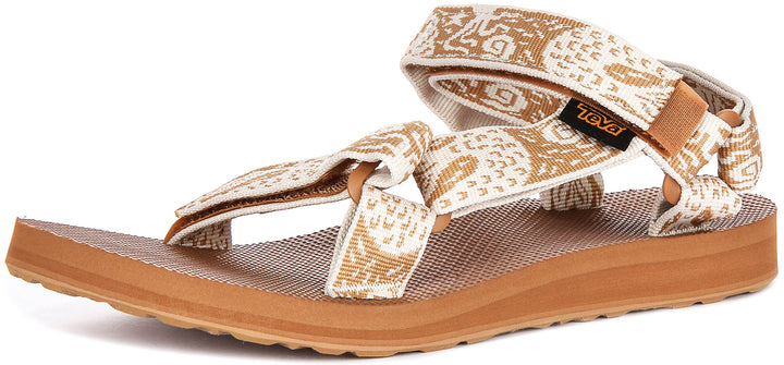 Teva Original Universal In Beige Brown For Women