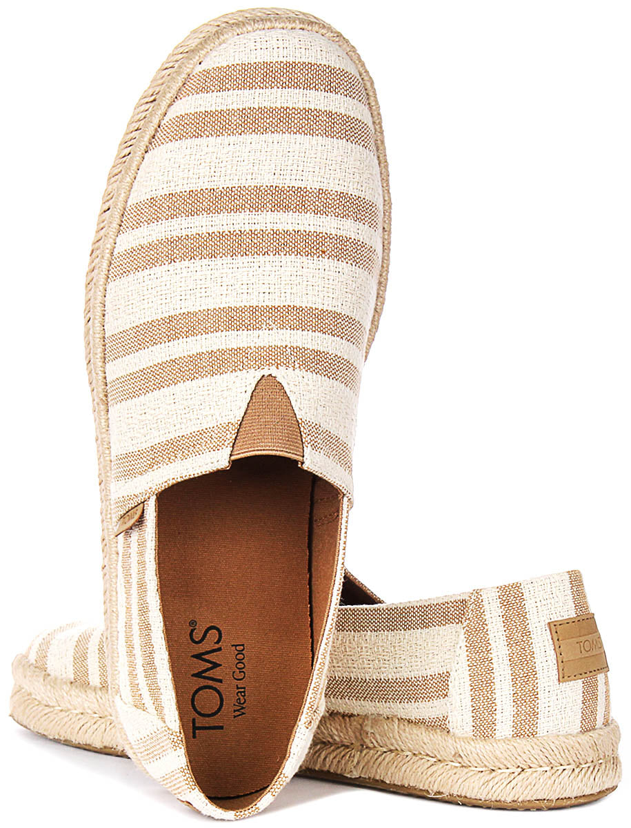 Toms Alpargata Rope 2 In Beige Brown For Men