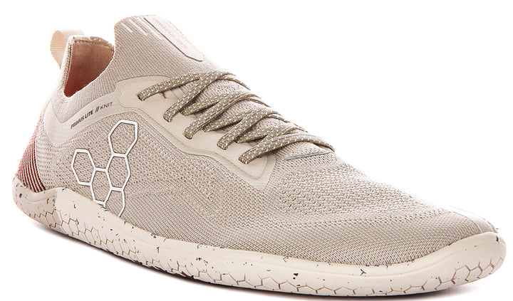 Vivobarefoot Primus Lite Knt In Birch For Men