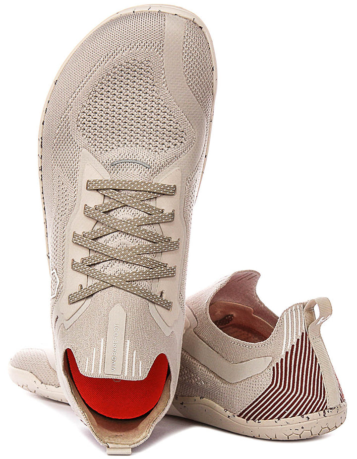 Vivobarefoot Primus Lite Knt In Birch For Men