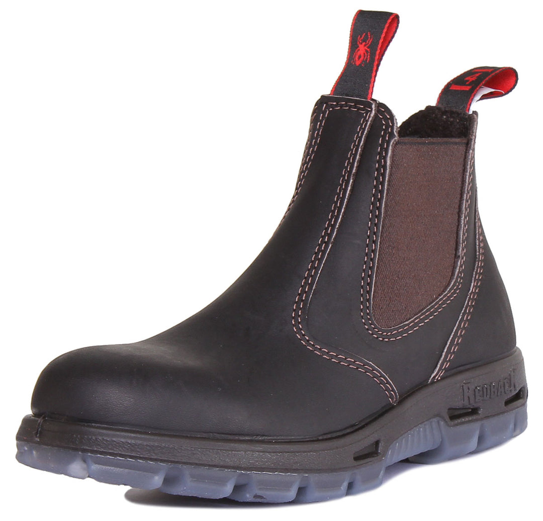 Red Back Ubok In Black For Men