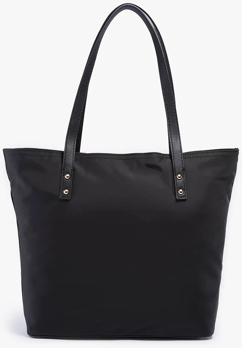 Guess Eco Gemma Nylon Tote Bag In Black For Women