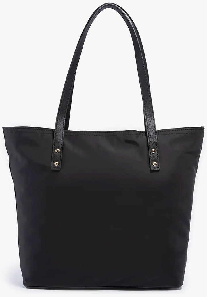 Guess Eco Gemma Nylon Tote Bag In Black For Women