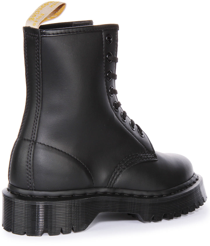 Dr Martens 1460 Bex Mono Bottines à lacets végane Felix Rub Off poure en noir