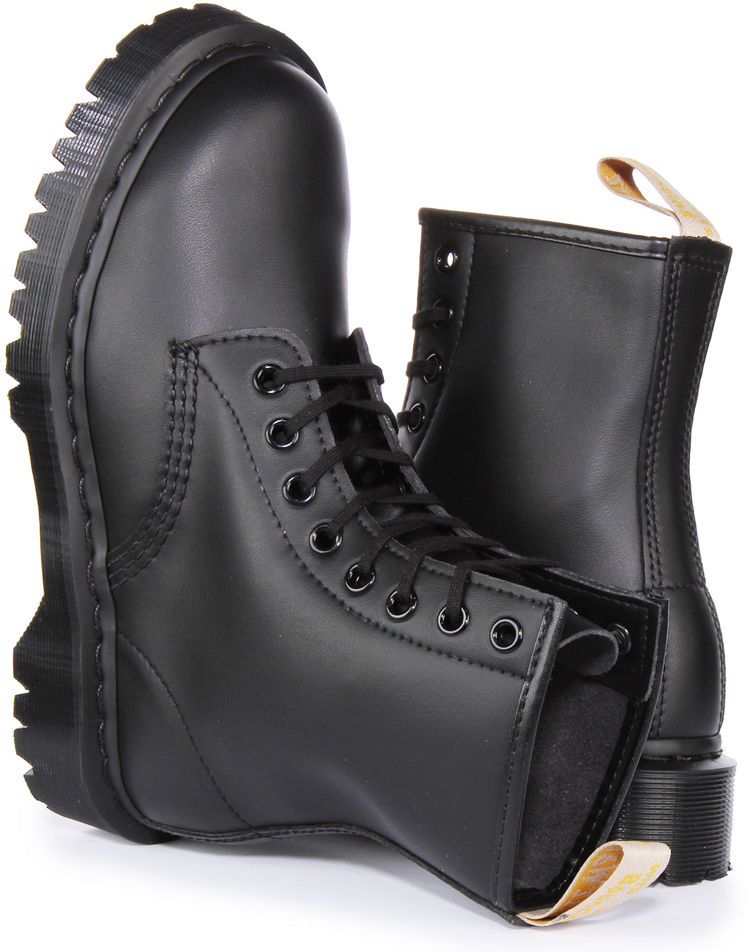 Dr Martens 1460 Bex Mono Bota con cordones vegana Felix Rub Off para en negro