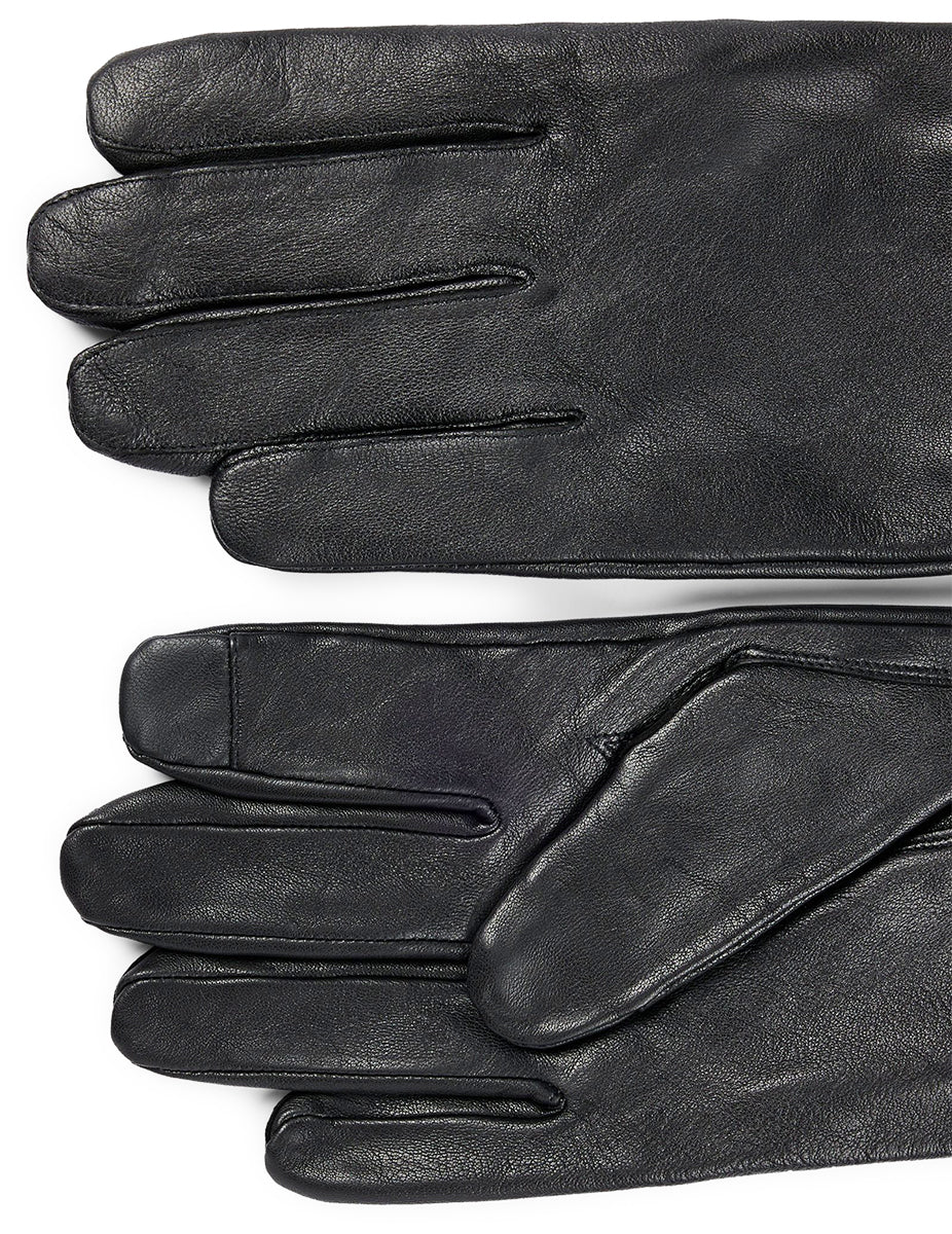 Boss Hyden 1 In Black Men | Hugo Boss Touchscreen Leather Gloves –  4feetshoes