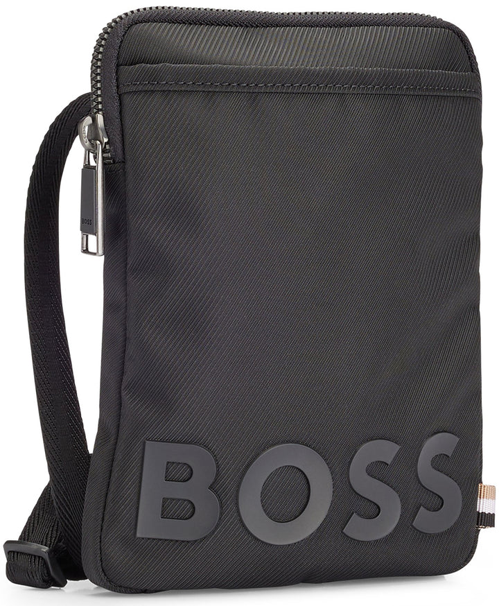 Boss Catch 2.0DS Phone H Borsa a tracolla in poliestere da uomo in nero