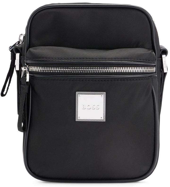 Boss Lennon NS Zip Sac à bandoulière en polyester pour hommes en noir