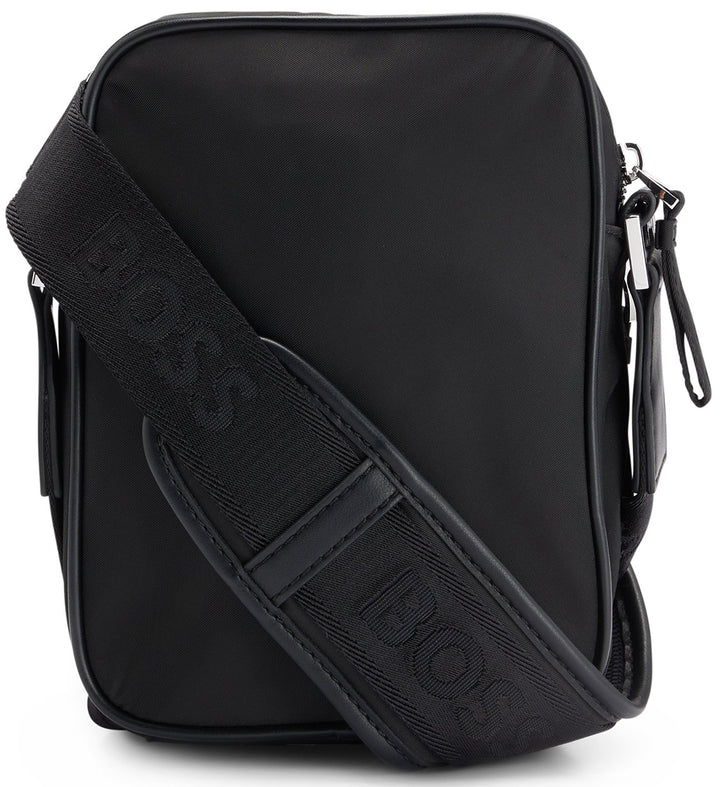 Boss Lennon NS Zip Sac à bandoulière en polyester pour hommes en noir