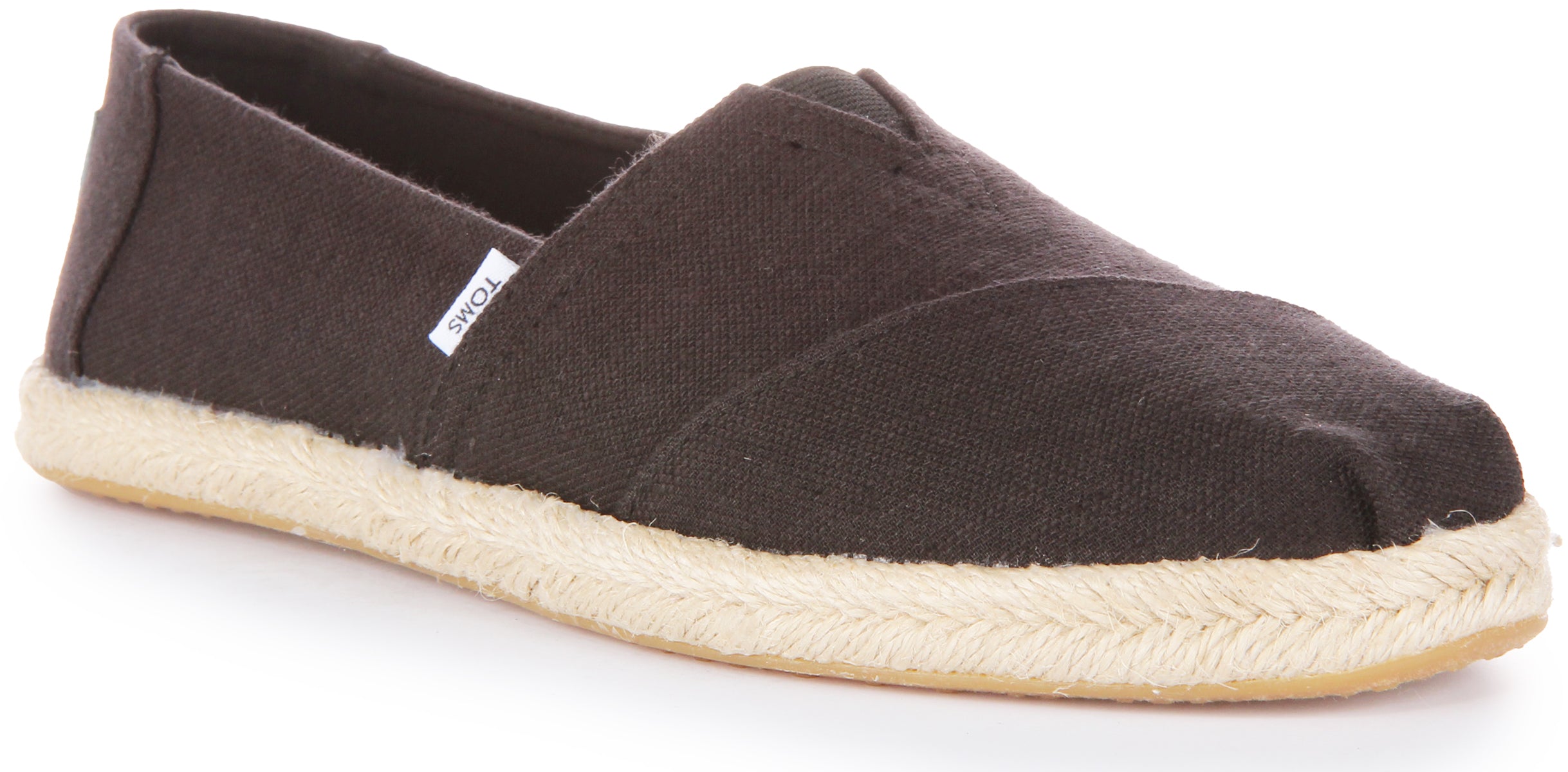 Toms black washed sale canvas women's espadrilles