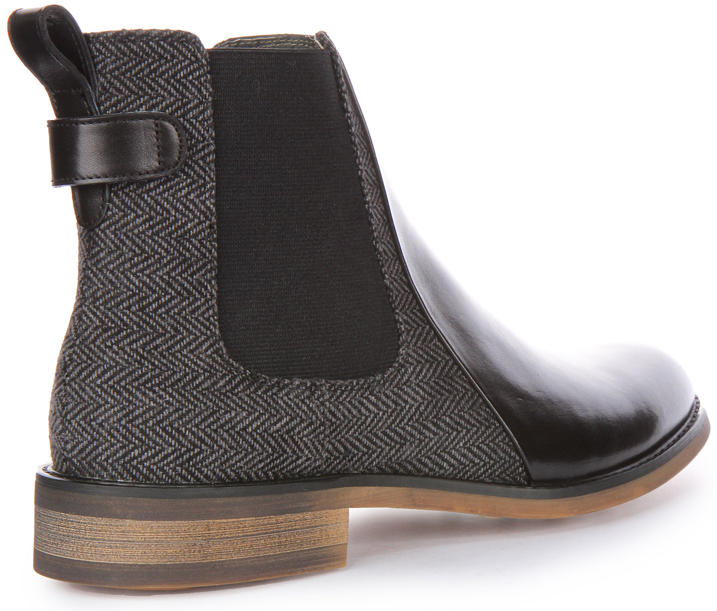 Joules black and silver cheap chelsea boots