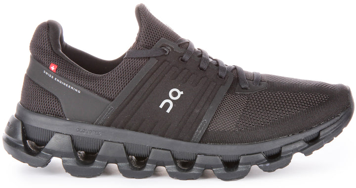 On Running Cloudswift 3 AD Zapatillas con cordones de malla de doble densidad CloudTec para hombre en negro