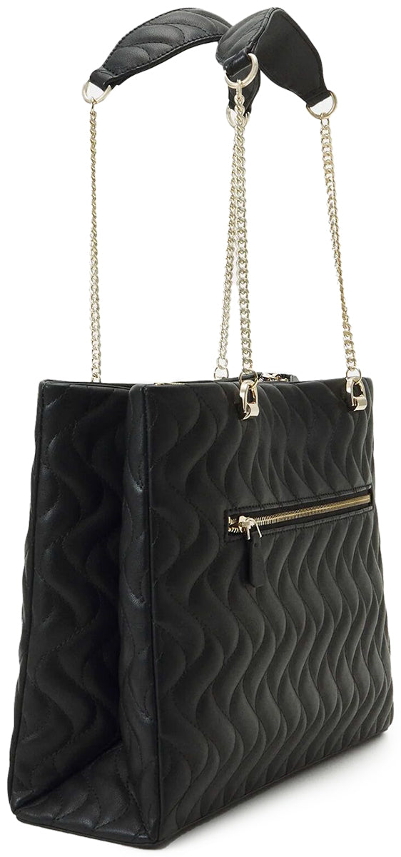 Guess Eco Mai Society Handbag In Black For Women