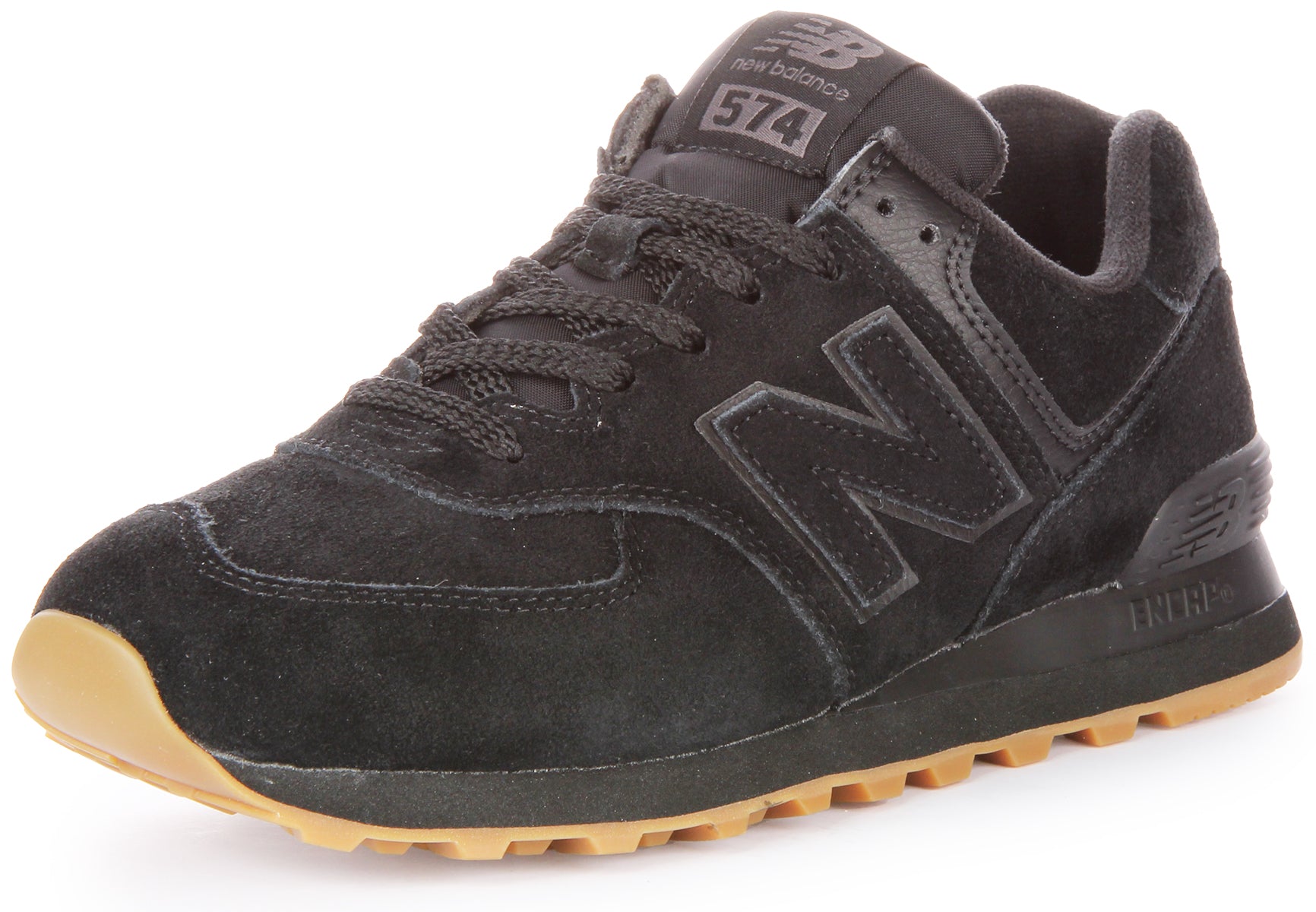 New Balance U574Nbb In Black | Lace up Retro Inspired Trainers