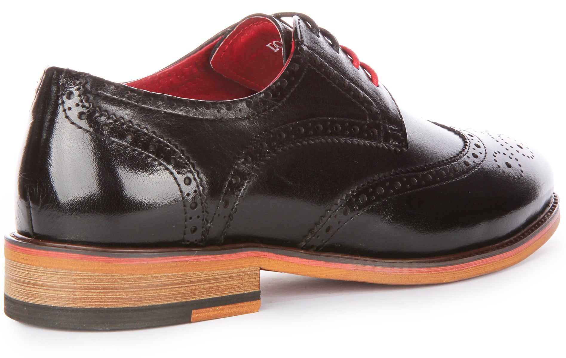 Red store brogues womens