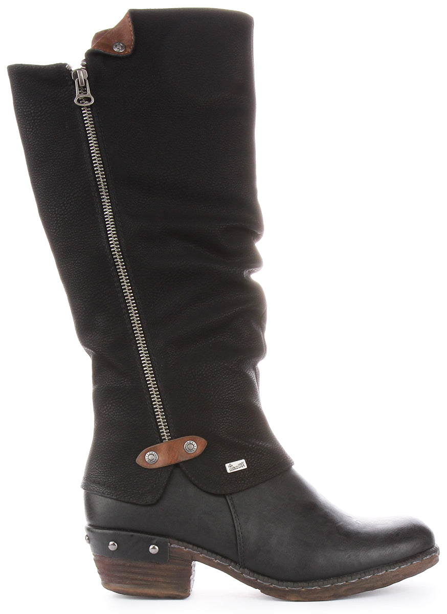 Rieker 93655-00 In Black For Women