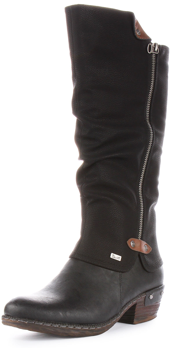 Rieker 93655-00 In Black For Women