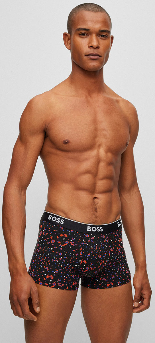 Boss 3 Pairs Trunk Power In Black For Men