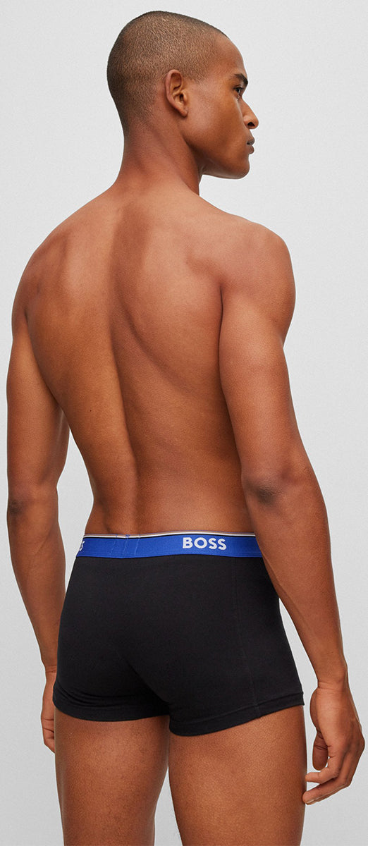 Boss 3 Pairs Trunk Power In Black For Men