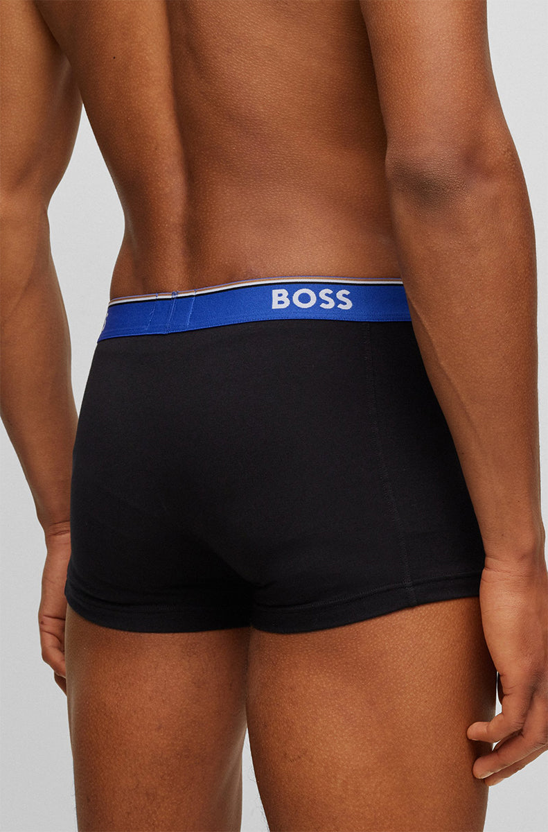 Boss 3 Pairs Trunk Power In Black For Men