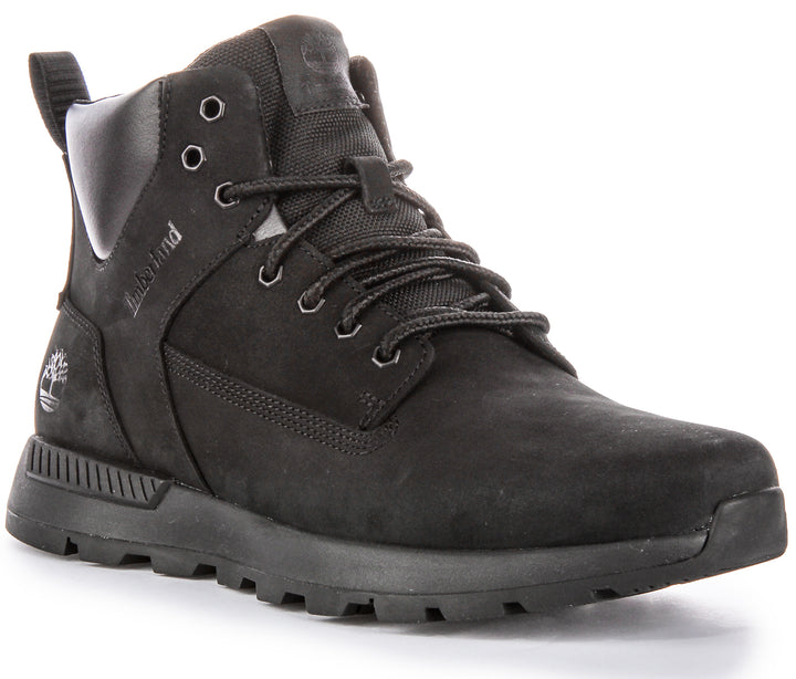 Timberland Killington Trekker Bottes chukka en cuir à lacets pour hommes en noir