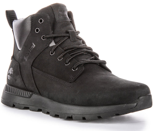 Timberland Killington Trekker Bottes chukka en cuir à lacets pour hommes en noir